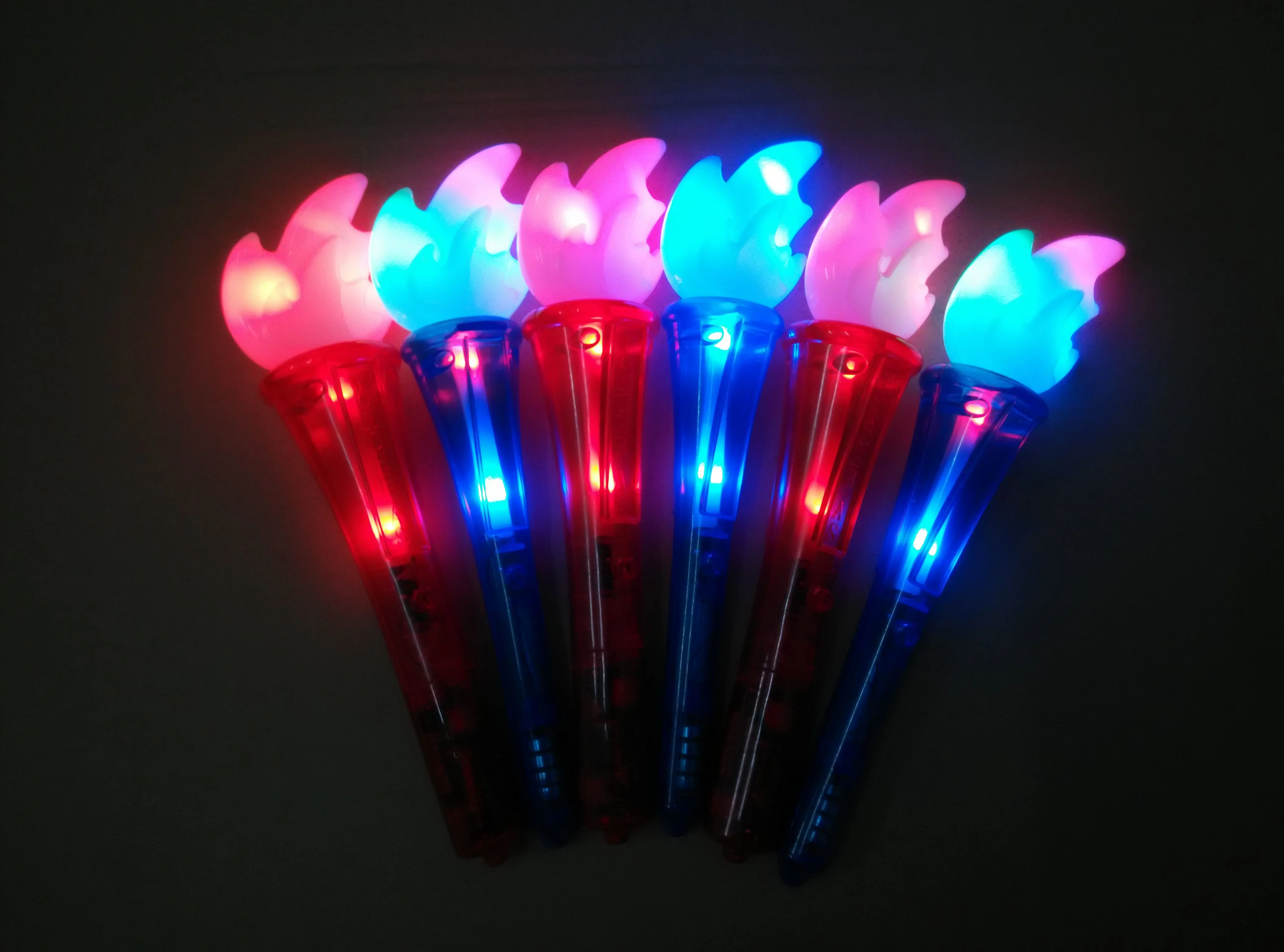 Light Up Toys LED Flashing Torch Light Manufacture China for New Year Party LED Flashing Light Torch Stick