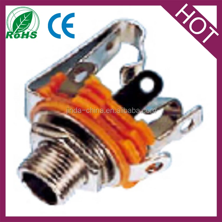 3.5mm mono socket/jack female connector panel mount Solder