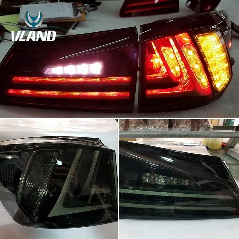 VLAND factory manufacture wholesale Tail Lamp Assembly Tuning LED Taillights 2006-2012 IS250/IS350