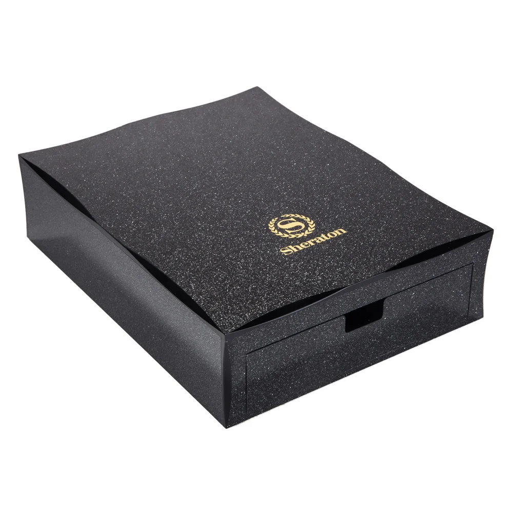 Customized luxury acrylic amenity series for restaurant hotel guest room supplies outlet