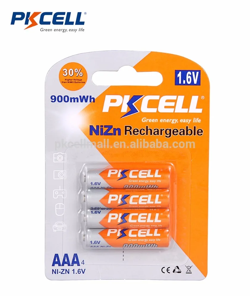 Ni-Zn 1.6V 900mWh AAA high voltage Rechargeable Battery for digital camera