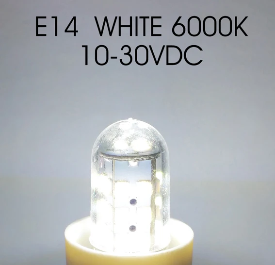 10-30VDC 12V 24V all OK Mini E14 LED Solar Machine Marine Lamp Bulb Equipment Indicator Lights High Quality