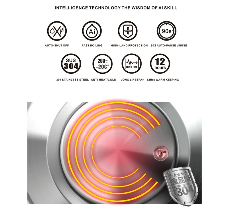 
Digital control glass kettle for hot water/tea/coffee adjustable temperature electric glass kettle with Temperature setting 