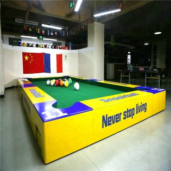 The most professional waterproof footpool billiard soccer table outdoor equipment with balls