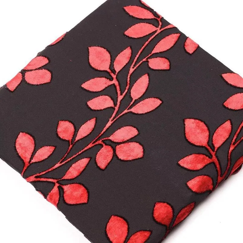 Hot selling Fabric supplier silk velvet burnout fabric