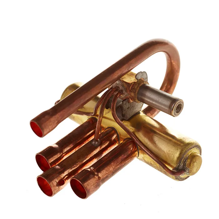 
Air conditioner component 4 way reversing brass valve 