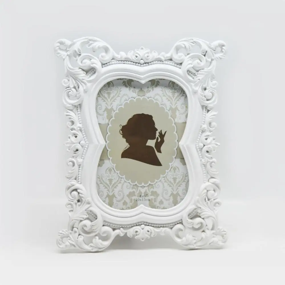 Форма 8 деревенская потертая шикарная фоторамка коттедж, многоцветная ретро фоторамка в винтажном стиле