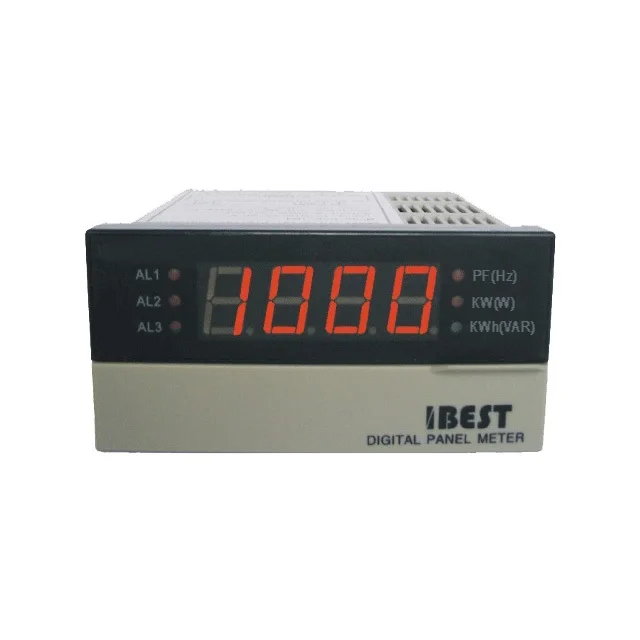 DW8 Digital Single Phase Multi-Function Power Factor KWH Meter Controller/High And Low Alarm Output AC220V (IBEST )