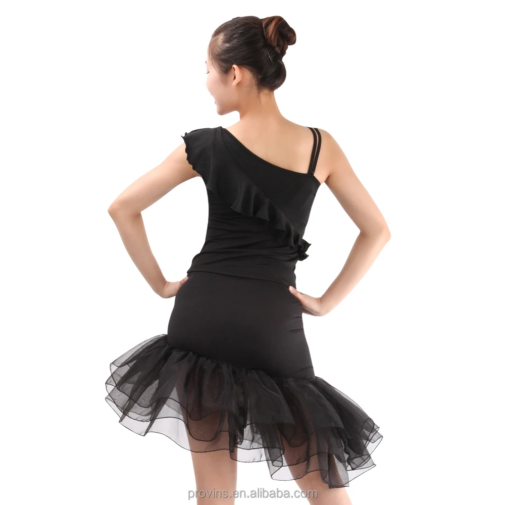 Beijing Dansgirl New Design Fishtail Tulle Latin Dance Dress (WL02002)