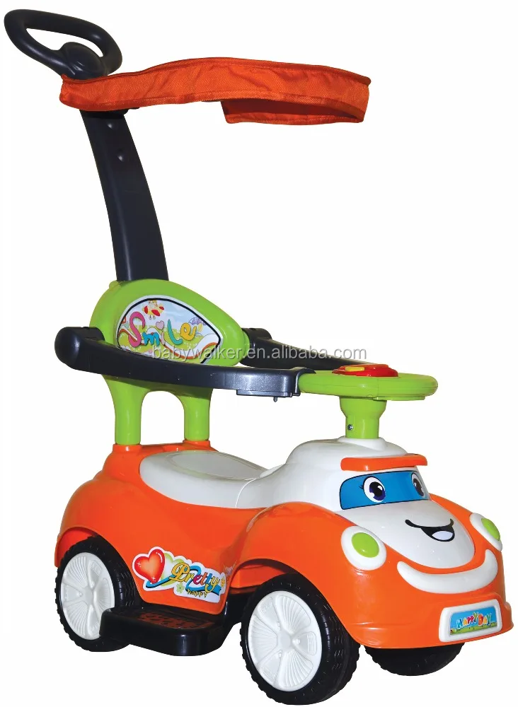 swing car or children ride on toy car with canopy BM8Q06-4