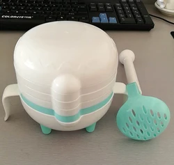 Baby Food Masher Grinding Bowl BPA Free Manual Food Maker With Juicer