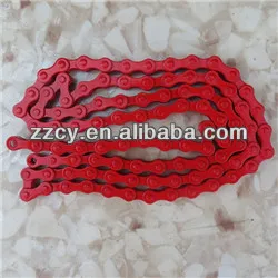 2014 хорошее качество красный/золото велосипедной цепи от производства велосипедов