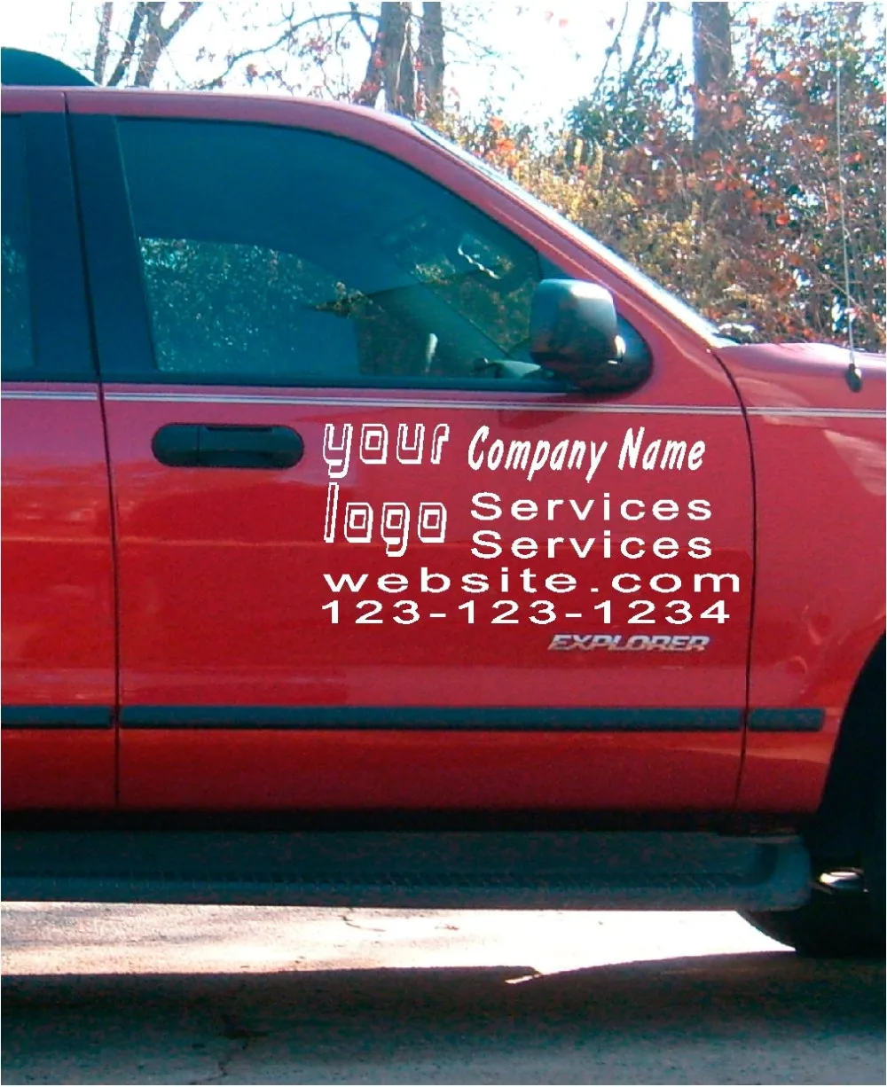 
Digital Printing Letter Decals Die Cut PVC Transfer Vinyl Sticker 