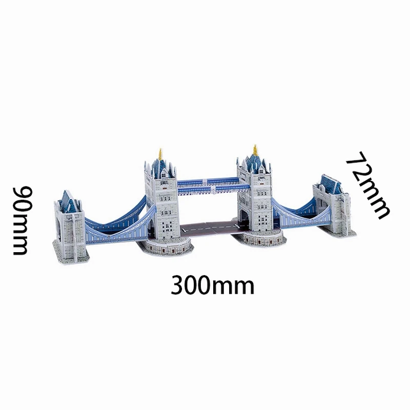 3D Tower Bridge пазл-модель комплект для взрослых и детей STEM DIY Project отличный подарок