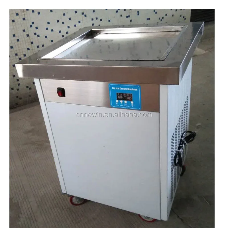Thai Tawa Single pan Fried ice cream machine USA Europe for sale 1 pan