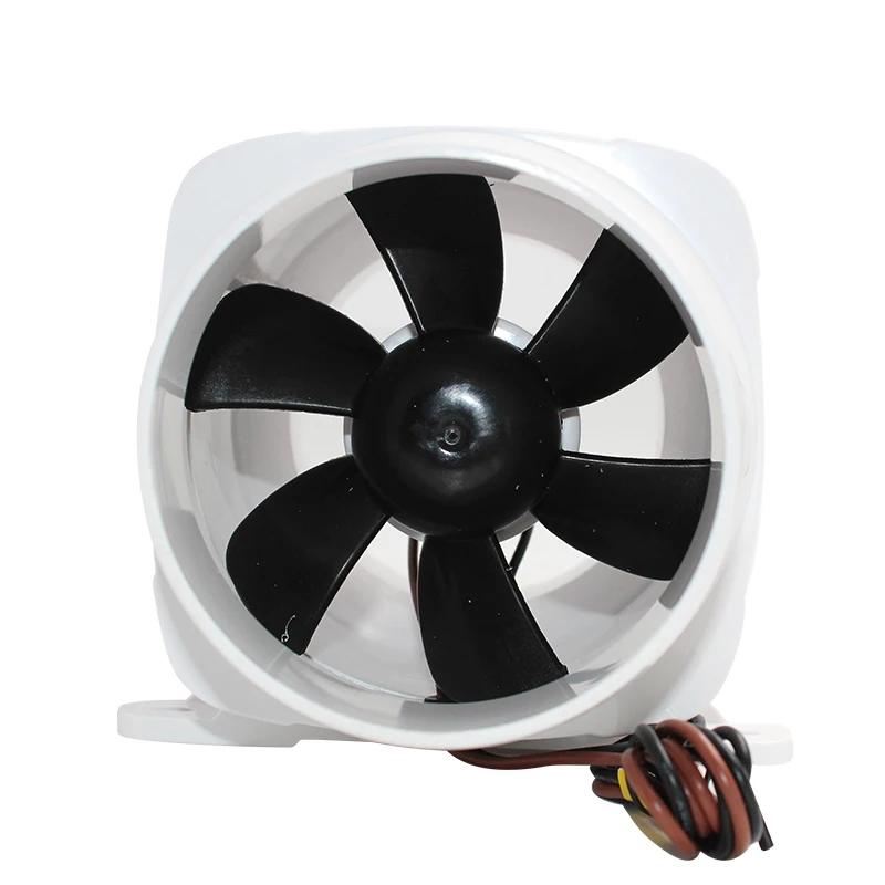 Marine RV Ventilation In-Line Bilge Air Blower Fan Quiet 3inch 130CFM 4inch 270CFM