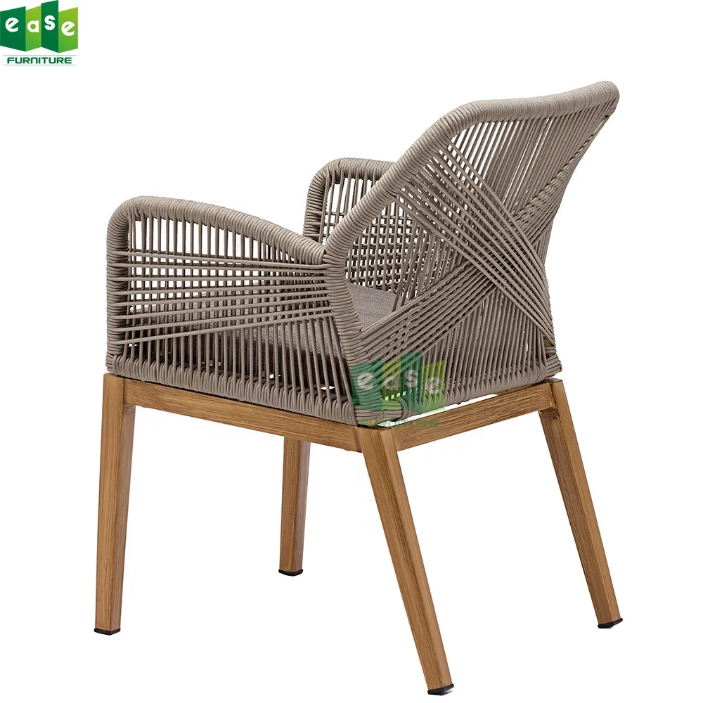 (E1145) уличное кафе обеденная Веревка Плетеный стул мебель