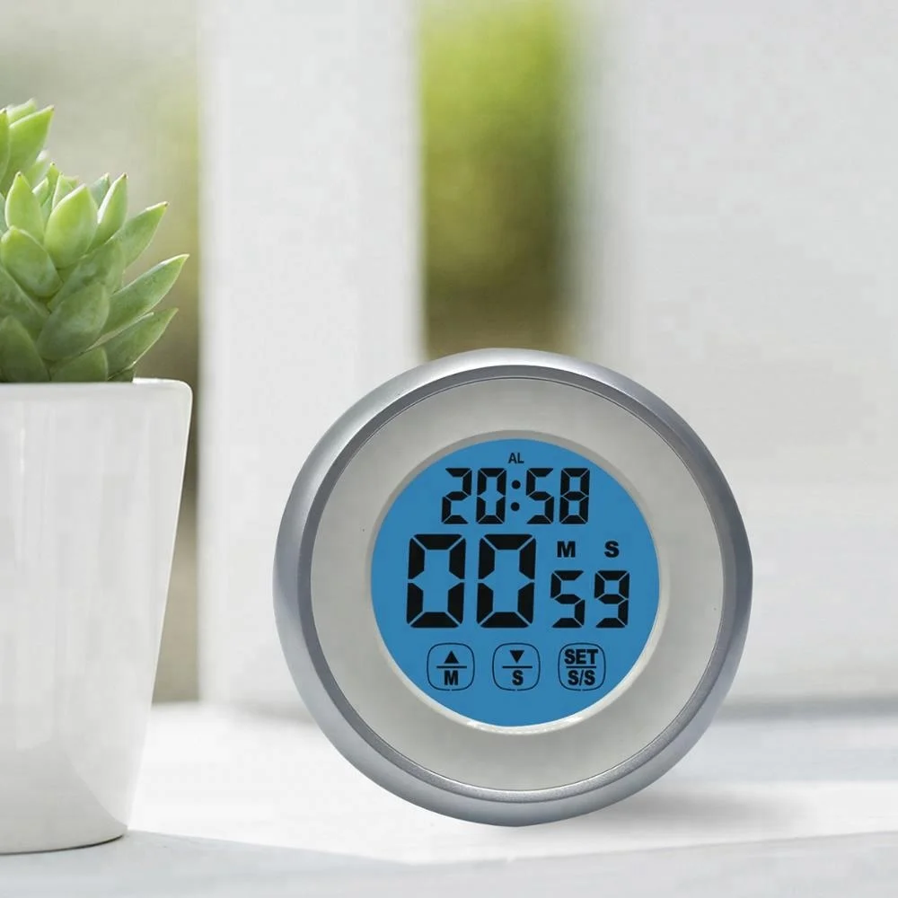 ET641 touch screen kitchen digital timer with magnet
