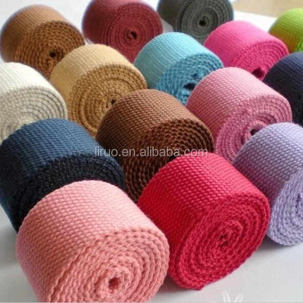 Factory Directly Woven Striped Cotton Webbing for Belt