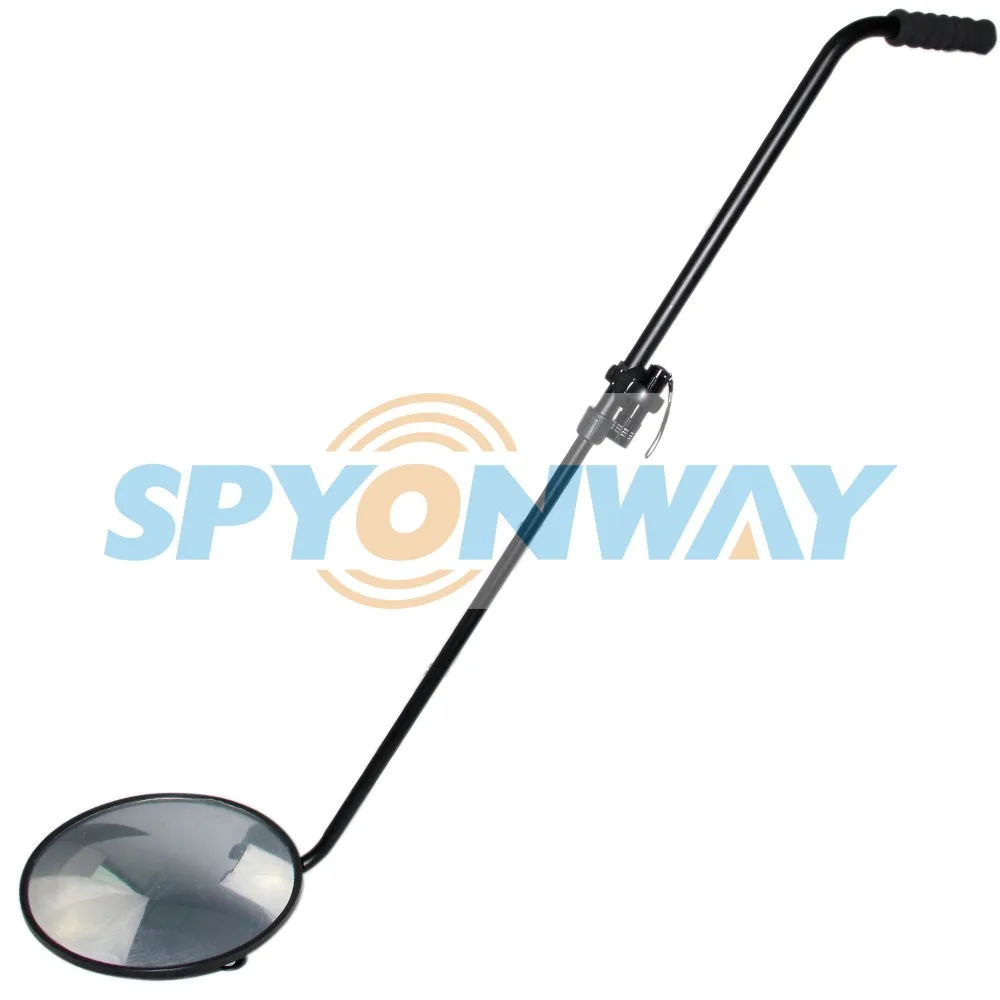 Выпуклое Зеркало V3 под зеркалом для поиска автомобиля 180 градусов под зеркалами для осмотра транспортного средства, светодиодное освещение