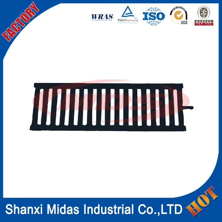 Ковкого чугуна дренажной овраг решеткой