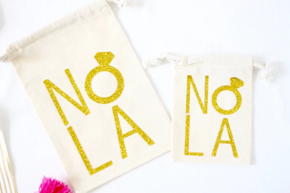 Small Natural Linen Muslin Pouches For Charm Pendants Stones