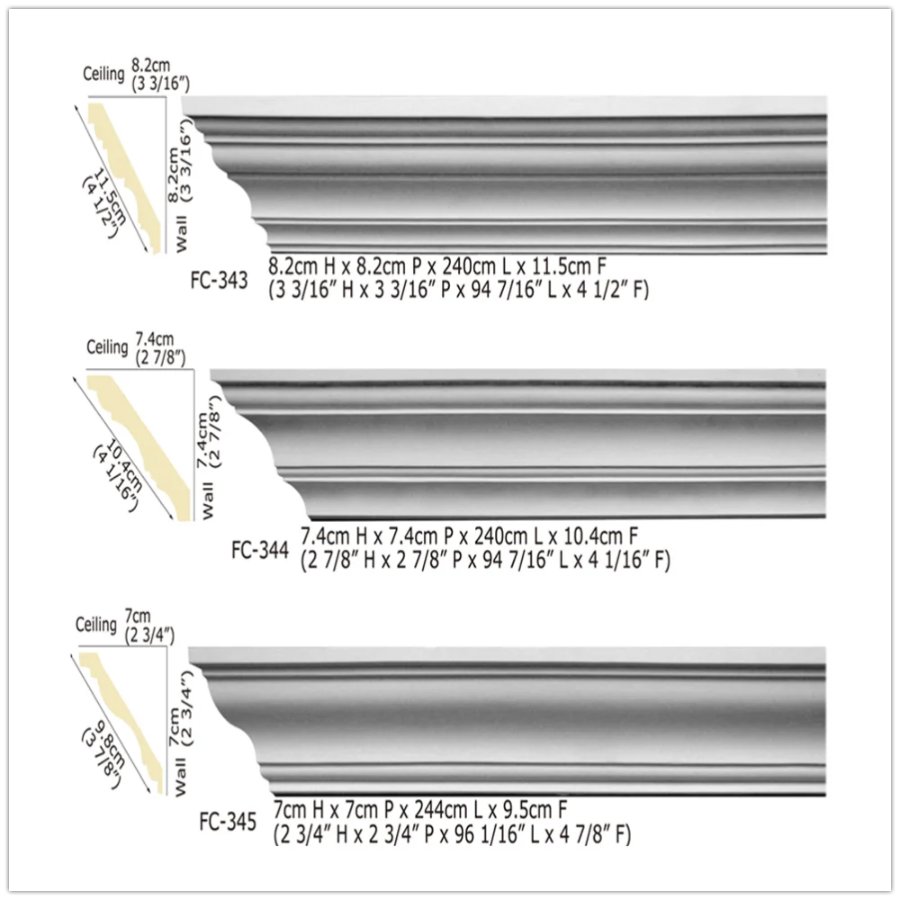 Polyurethane High Quality Beautiful Cheap Decorative PU wood cornice patterns