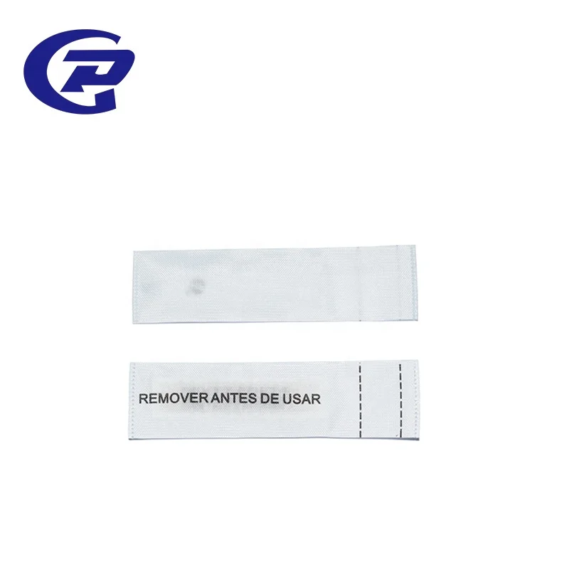 EAS 58KHz Security AM Anti-theft Woven Clothing Label Sew-in label With DR Label