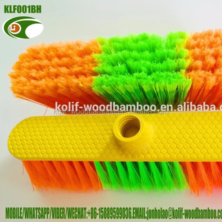 Household plastic broom heads with Italian thread hole