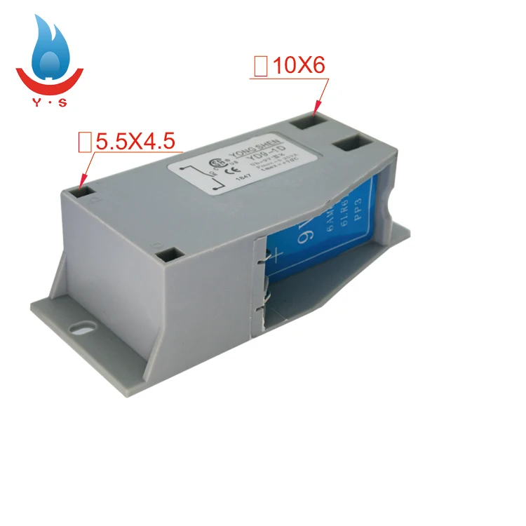 9V pulse igniter for fireplace  9V pulse igniter  Yongshen YD9-1D