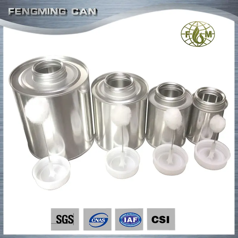 Tinplate Metal Type and Metal Material used tin cans for sale packing glue metal container