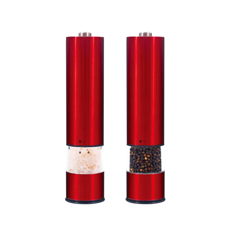 Factory New Product Battery Operated Salt and Pepper Grinder Set