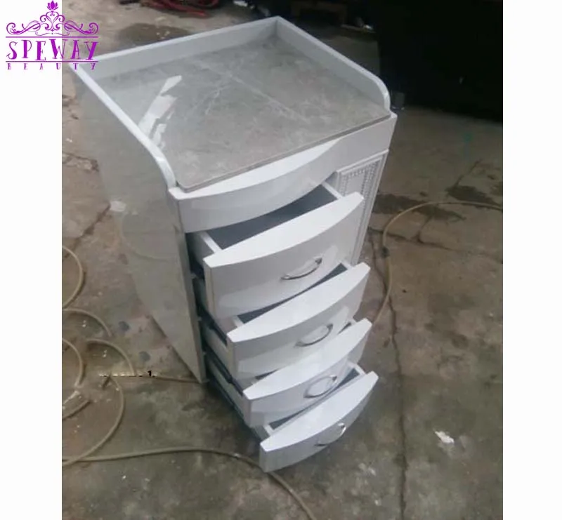 Hot sell professional wooden salon trolley/SPA trolley