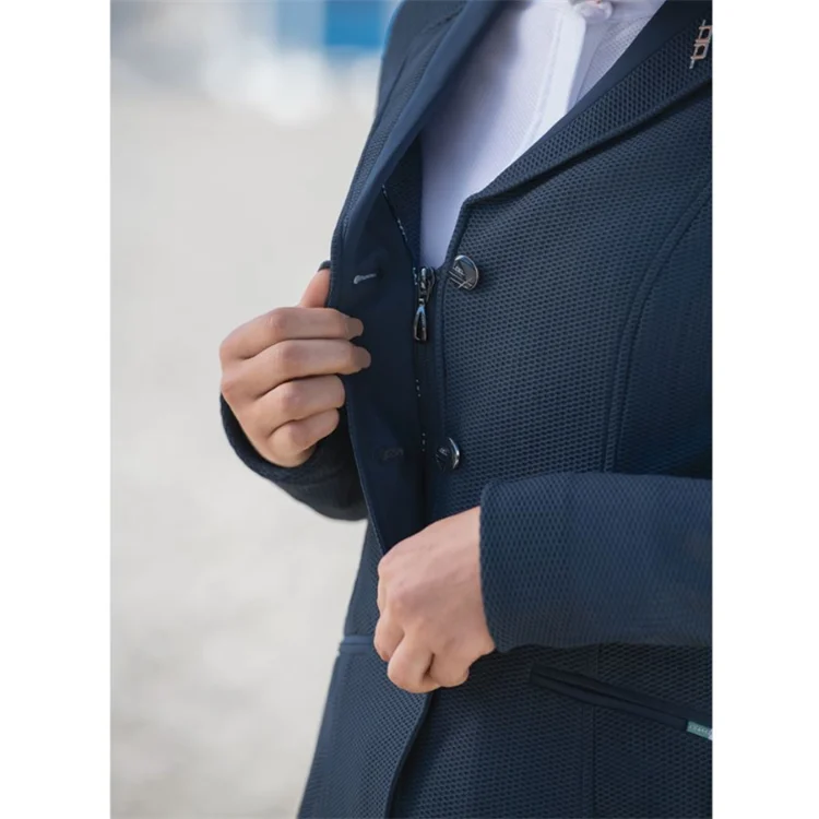 quick dry lightweight mesh fabric equestrian competition jacket