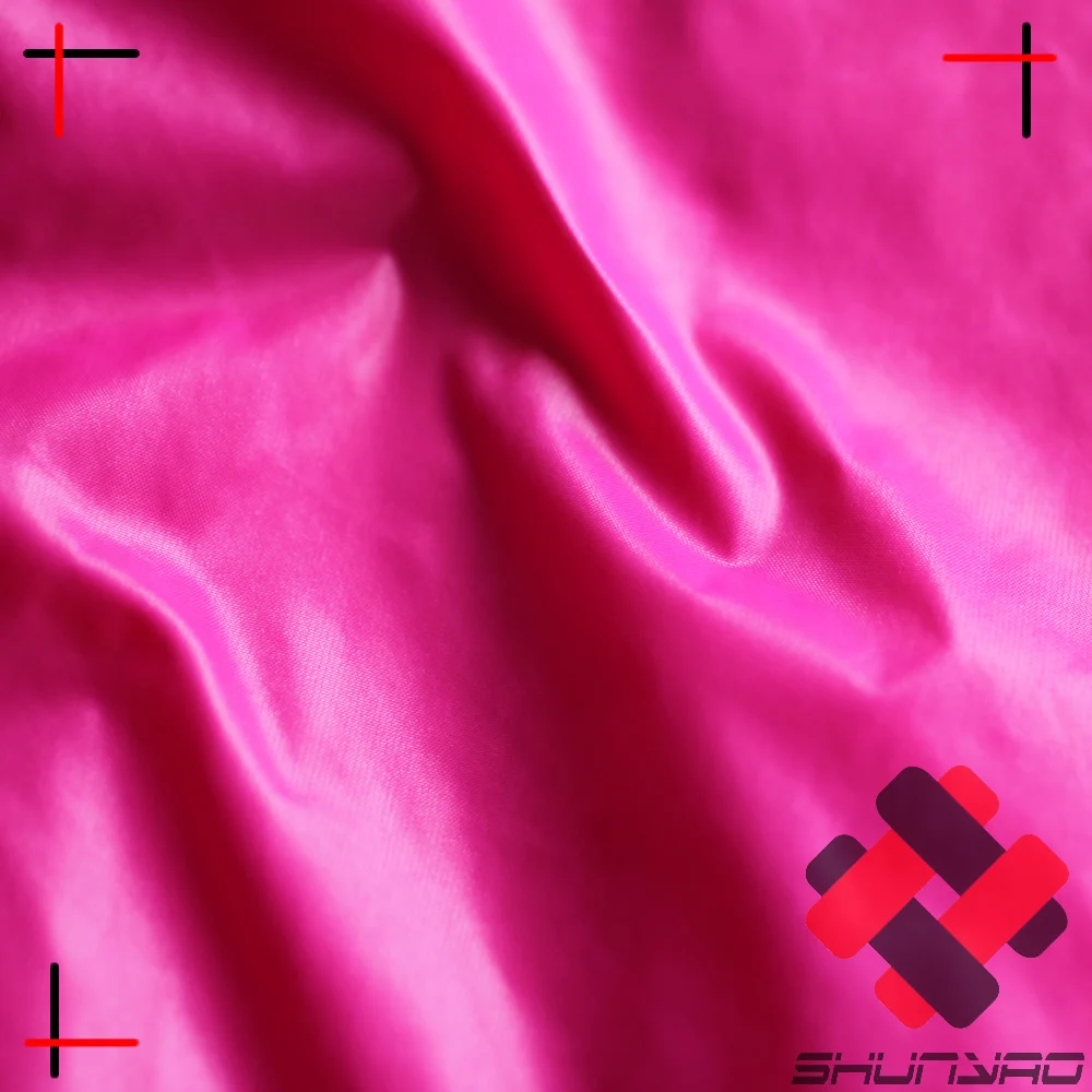 
380T 20D High Density Nylon Taffeta shioze with Oil cire finish fabric Downproof for Ultra light down jacket 