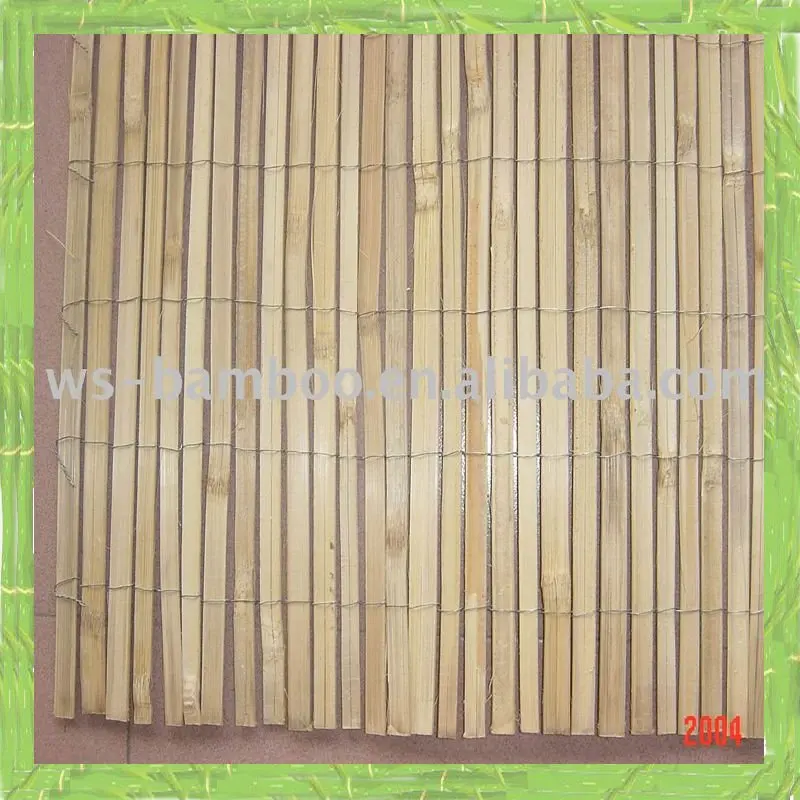 Bamboo slat fence