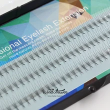 2016 novo de seda da pestana 0.07 C onda 3D indivíduo extensão dos cílios vison Soft Black falso falso Lashes Eye