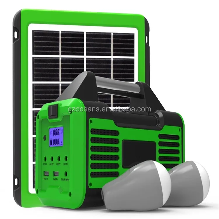 Professional 3w 5w 10W 20W mini solar panel home lighting system kit/ portable DC solar for camping
