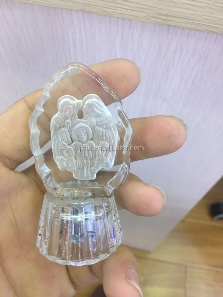 Wholesale Glitta Fashion wedding gifts for guests Christianity Jesus Christian crystal gift wedding favors JC-CC-01