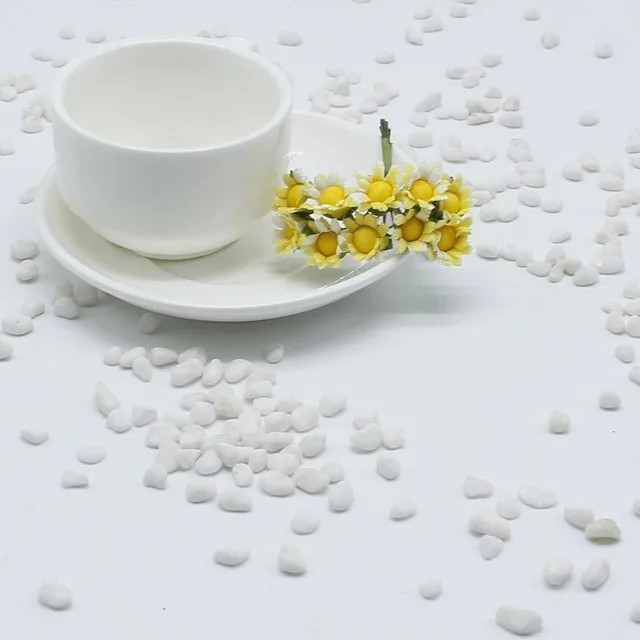 Shininglife flower garland with small sun flower  bouquet decorative artificial flower garland