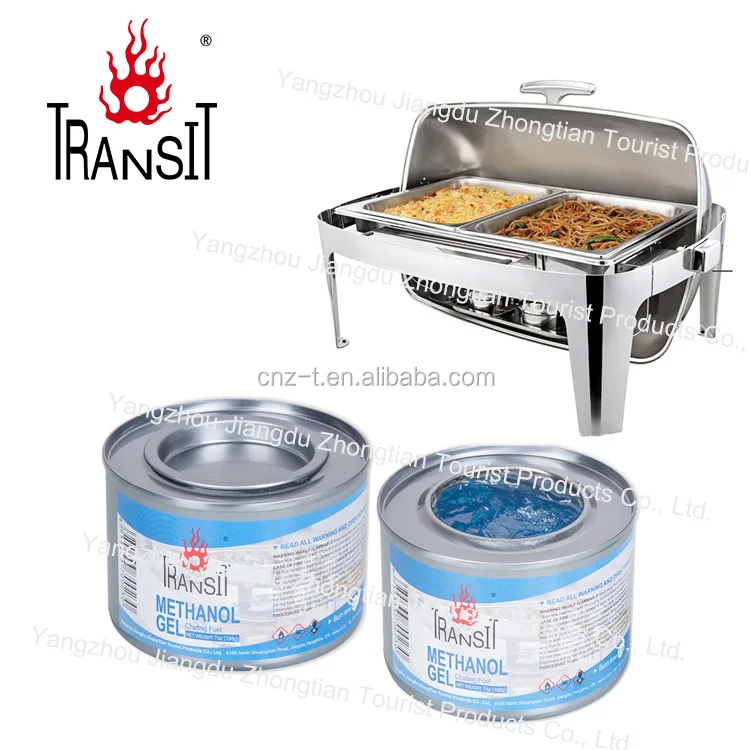 2 Hours Clean Burning Methanol Gel Chafing Dish Fuel