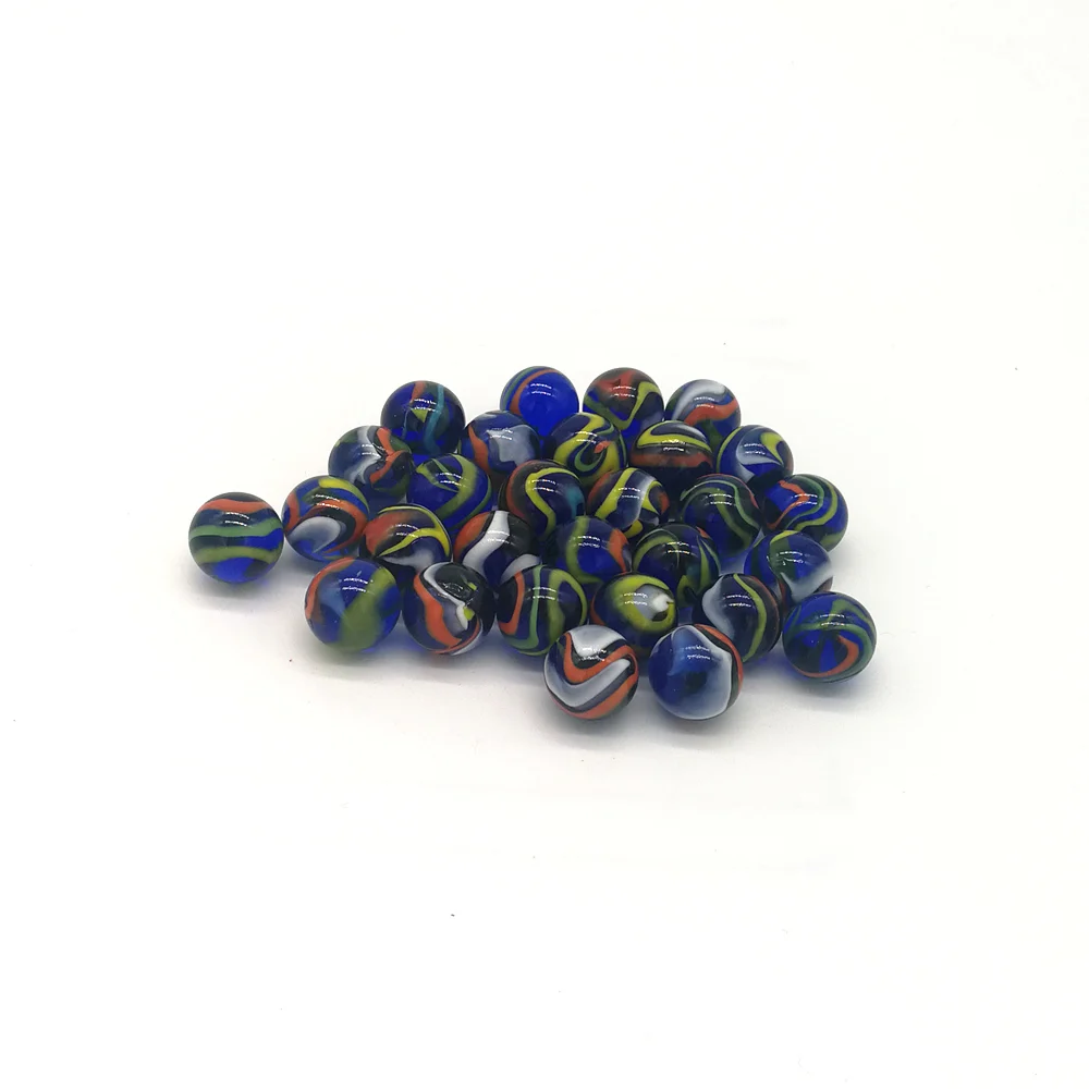 16mm Popular Swirl Marbles Round Marble Glass