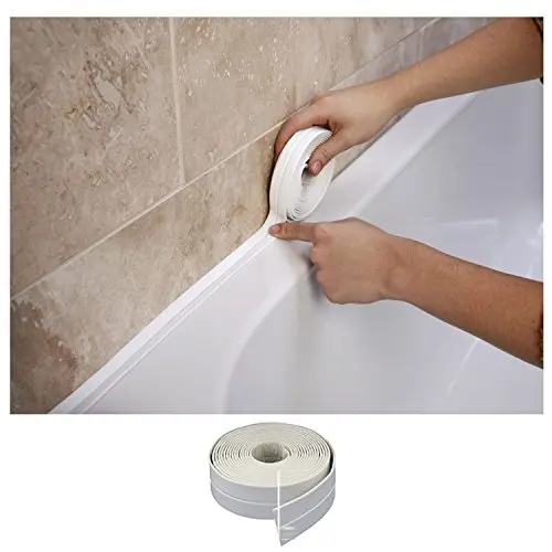 Kitchen bathroom wall pvc sealing self-adhesive tape caulk strip bath bathroom sealant  caulk strip shower sealant strip caulk t