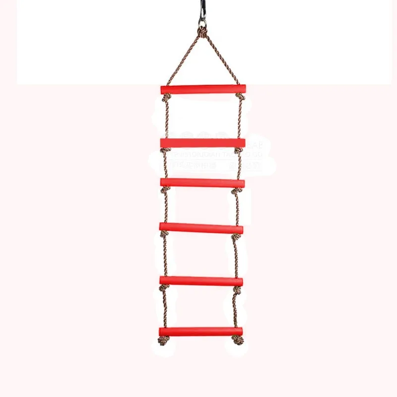 Outdoor swing Garden kids plastic climbing rope ladder for sale
