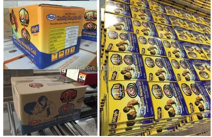 Top selling brand China RAD baby healthy 125MM mosquito coil in Africa for Nigeria Market