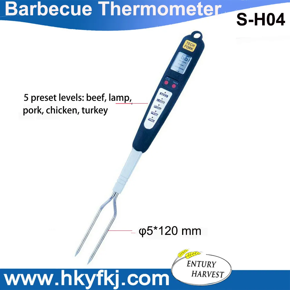 Hot product!!! Digital Fork Thermometer for Meat, Lamp, Pork, Chicken, Turkey BBQ