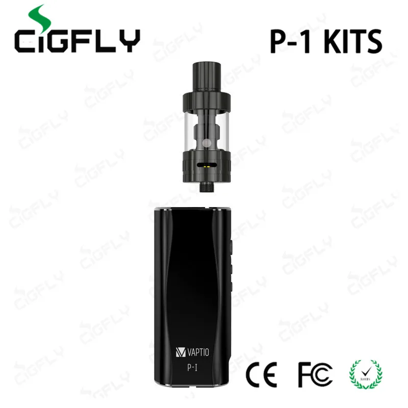 Vaptio P-1 kit beat Kanger subox mini just 23 usd/set Vaptio P1 kit с 50w box mod, регулировка 10-20-30-40-50w