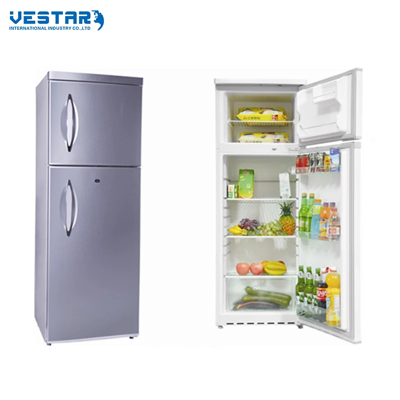350L used double door refrigerator with cheap price