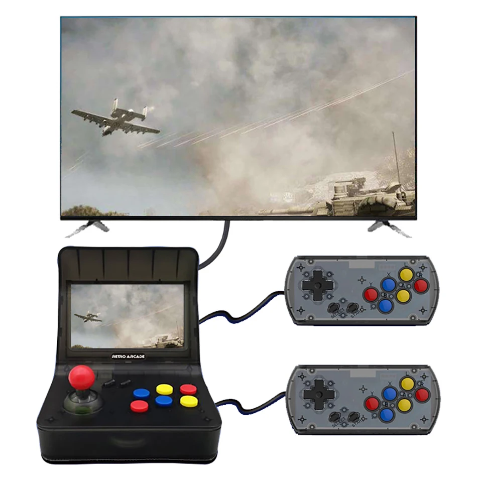 Portable Retro Mini Handheld Game Console 4.3 Inch 64bit 3000 Video Games classical Family Game Console Gift RETRO ARCADE