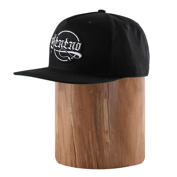 nylon strap flat brim mens embroidered 80% acrylic 20% wool snapback hats 6 panel